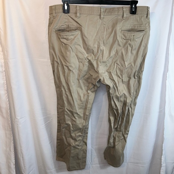 Lee Pants Khaki Custom Fit Chino Straight Leg Professional Work Wear Pants 38x30 - Picture 8 of 11